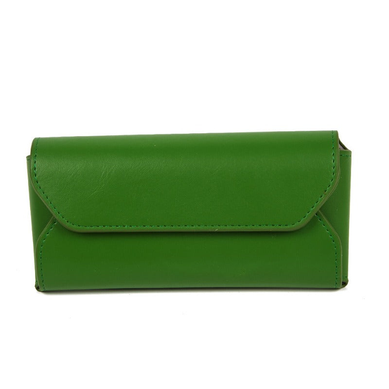 Wholesale Solid Color PU Waterproof Eyewear Storage Bag